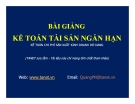 Bài giảng Kế toán tài sản ngắn hạn: Bài 7