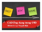 Bài thuyết trình CAD ứng dụng trong ô tô