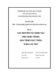 Tiểu luận: Các nguyên tắc sáng tạo ứng dụng trong qúa trình phát triển ổ đĩa lưu trữ