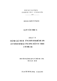 Luận văn Đánh giá ảnh hưởng biến đổi khí hậu đến an ninh sinh kế cộng đồng dân tộc thiểu số tại Đăk Lăk