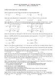 Đề KTCL ôn thi Đại học lần 1 môn Vật lý (2013-2014) khối A,A1 - Mã đề 370