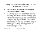 Bài giảng Nghiệp vụ ngân hàng thương mại: Chương 3 - PGS.TS Trần Huy Hoàng