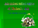 Bài Chính tả: Nhớ, viết: Gà Trống và Cáo - Bài giảng điện tử Tiếng việt 4 - GV.N.Phương Hà