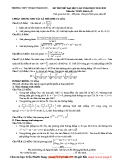 Đề thi thử ĐH môn Toán - THPT Thuận Thành Số 1 lần 1 (2012-2013)