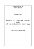 Luận văn: Nghiên cứu ứng dụng và phát triển căn hộ thông minh ở VN - Nguyễn Trí Hiếu