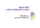 Bài giảng Nhập môn công nghệ phần mềm: Chương 4 - GV. Trương Minh Thái