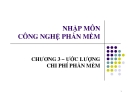 Bài giảng Nhập môn công nghệ phần mềm: Chương 3 - GV. Trương Minh Thái