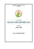 Giáo trình Lịch sử thế giới hiện đại (1945 - 1995): Phần 1 - Ths Nguyễn Văn Chiến