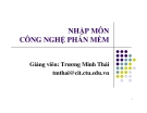 Bài giảng Nhập môn công nghệ phần mềm: Chương 1 -  GV. Trương Minh Thái