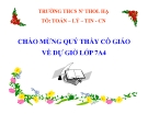 Bài giảng Quan hệ giữa ba cạnh của một tam giác  - Toán 7 -  THCS N' Thol Hạ