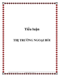 Tiểu luận: Thị trường ngoại hối