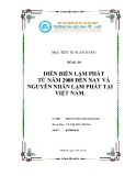 Tiểu luận: Diễn biến lạm phát từ năm 2008 đến nay và nguyên nhân lạm phát tại Việt Nam