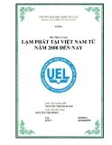 Tiểu luận: Lạm phát tại Việt Nam từ năm 2008 đến nay