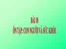 Bài 10: Ôn tập con người và sức khỏe - Bài giảng điện tử Tự nhiên Xã hội 2 - T.B.Minh