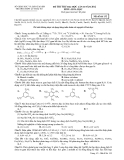 Đề thi thử ĐH môn Hóa học - THPT Lý Thái Tổ lần 2 năm 2012 đề 132