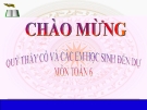 Bài giảng Số học 6 chương 3 bài 5: Quy đồng mẫu nhiều phân số