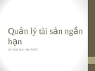 Bài giảng Quản trị tài chính: Chương 7 - GV. Ngô Duy