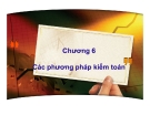 Bài giảng môn Lý thuyết kiểm toán: Chương 6