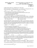 Đề thi thử ĐH môn Vật lí - THPT chuyên Lê Khiết lần 1 (2013-2014) đề 132