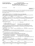 Đề thi thử ĐH môn Hóa học - THPT Trần Phú lần 1 (2010-2011) đề 304