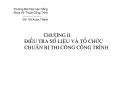 Bài giảng Tổ chức thi công: Chương II - Võ Xuân Thạnh