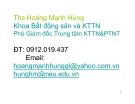 Bài giảng Kinh tế nông nghiệp: Chương 1 - ThS. Hoàng Mạnh Hùng