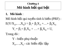 Bài giảng môn Kinh tế lượng: Chương 4