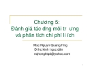 Bài giảng Kinh tế và quản lý môi trường: Chương 5 - Nguyễn Quang Hồng