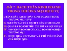 Bài giảng Kinh tế thương mại: Bài 7 - PGS.TS. Phan Tố Uyên