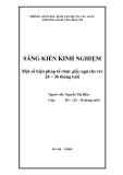 Sáng kiến kinh nghiệm: Một số biện pháp tổ chức giấc ngủ cho trẻ 24 - 36 tháng tuổi