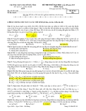 Đề thi thử ĐH môn Vật lí - THPT chuyên Hà Tĩnh lần 3 năm 2012 đề 146