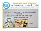 Thuyết trình: Ngân hàng thương mại