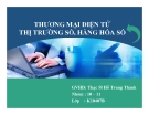 Tiểu luận: Thương mại điện tử thị trường số, hàng hóa số