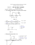 Đề thi trắc nghiệm Kỹ thuật xung