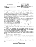 Kỳ thi tuyển sinh vào lớp 10 THPT môn Vật lý chuyên (2012 -2013) - Sở GD&ĐT Quảng Bình - (Kèm Đ.án)