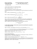 Đề thi thử ĐH lần 1 Toán khối A, A1, B, D năm 2014 - THPT Trần Phú (Kèm Đ.án)