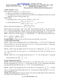 Đề thi thử ĐH lần 1 Toán 12 khối A, A1, B (2013-2014) - THPT Hùng Vương (Kèm Đ.án)