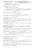 Đề thi thử ĐH lần 2 Toán khối A, A1, B (2013-2014) - THPT Hàn Thuyên (Kèm Đ.án)