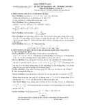Đề thi thử Đại học Toán lần 1 (2013 - 2014) khối A,A1,B,D - THPT Hậu Lộc 2 (Kèm đáp án)