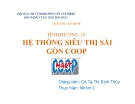 Tiểu luận: Hệ thống siêu thị Sài Gòn COOP