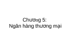 Bài giảng Tài chính tiền tệ - Chương 5: Ngân hàng thương mại