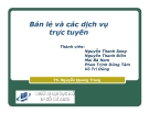 Tiểu luận: Bán lẻ và các dịch vụ trực tuyến