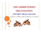 Tiểu luận: The ambidextrous organization (tổ chức thuận hai tay)