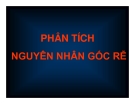 Bài giảng Phân tích nguyên nhân gốc rễ