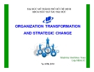 Tiểu luận: Organization transformation and strategic change