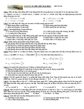 Đề thi thử ĐH môn Vật lý khối A đề số 28