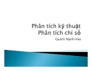 Bài giảng Phân tích kỹ thuật trong đầu tư chứng khoán: Bài 2 - Quách Mạnh Hào