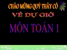 Bài giảng Toán 1 chương 2 bài 16: Phép trừ trong phạm vi 10