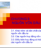 Bài giảng môn Kinh tế đầu tư: Chương 3