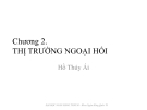 Bài giảng Tài chính quốc tế: Chương 2 - Hồ Thúy Ái